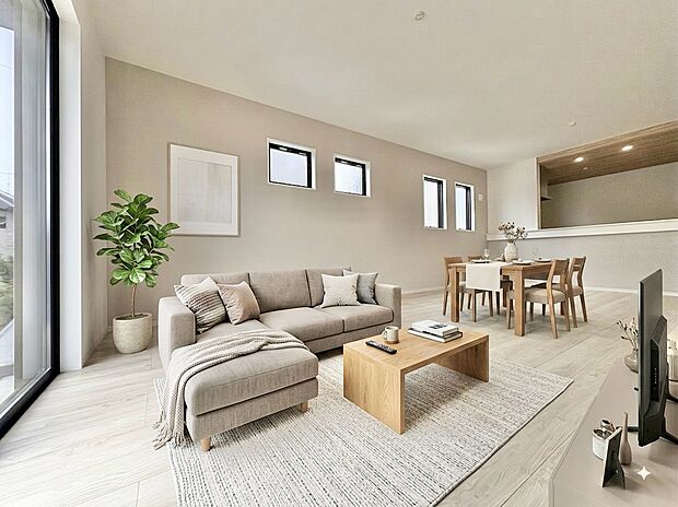 個性ある空間を演出し、住む人の幸せが育まれる場所。 ※現況写真にCGによる画像処理済み