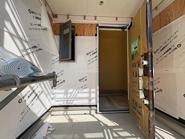 全居室二面採光、各部屋に収納スペースを確保した間取り。(令和8年8月撮影)