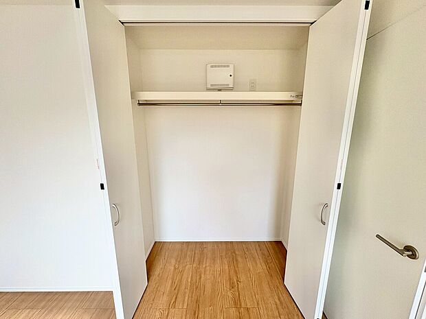 各お部屋にしっかりと収納スペースを設けてあります。