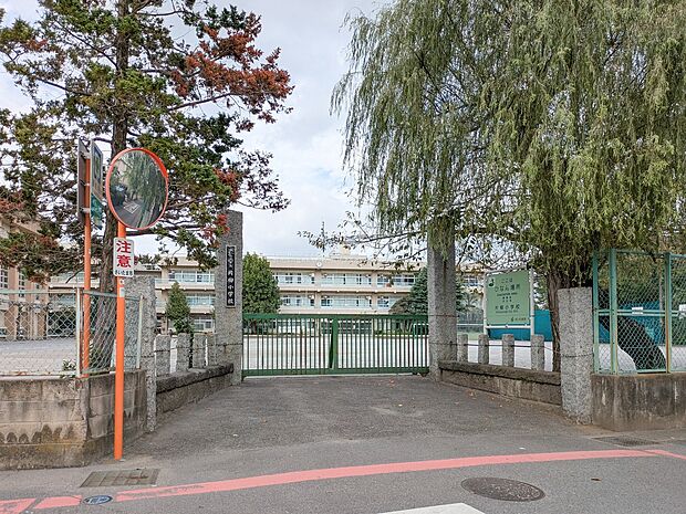 片柳小学校まで約1100m