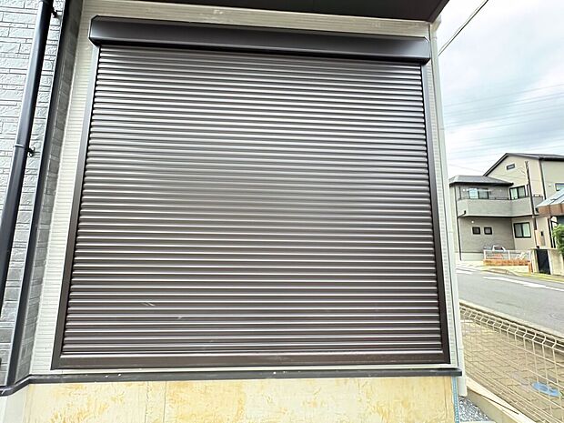 シャッター付きで防犯面でも安心です。