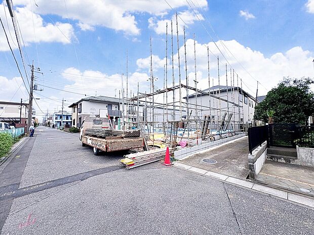 2階と3階にバルコニーを確保いたしました。(令和8年9月撮影)