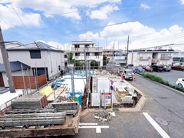 2階と3階にバルコニーを確保いたしました。(令和8年9月撮影)
