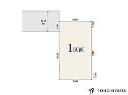 中央区上落合6丁目 606 1区画 全1区画