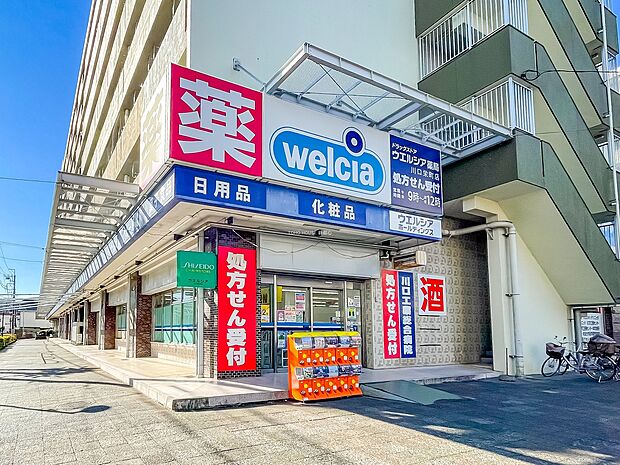 ウエルシア川口栄町店まで約550m