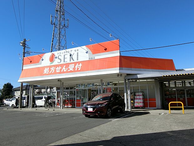 ドラッグストアセキ柏座店まで約600m
