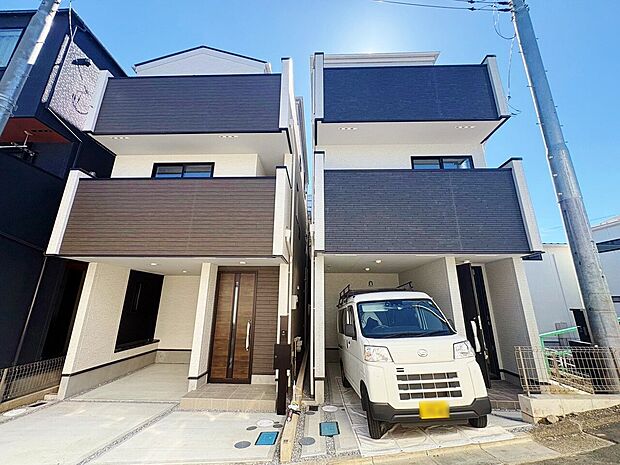 【3号棟】右が当物件。南浦和駅徒歩12分、武蔵浦和駅徒歩17分の便利な立地。(令和8年10月撮影)