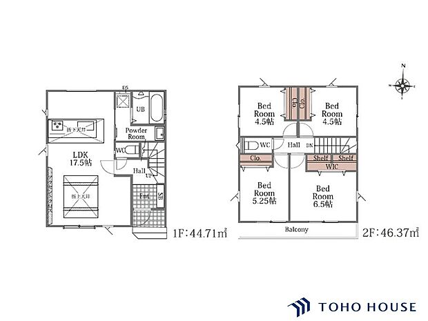 参考プラン間取り