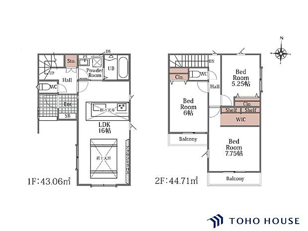 参考プラン間取り