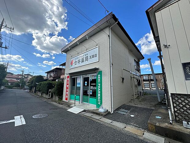 ドラッグストアセキ瓦葺店まで約830m