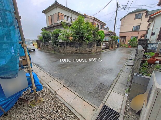前面道路含む現地