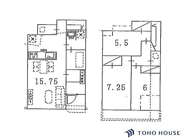 参考プラン間取り