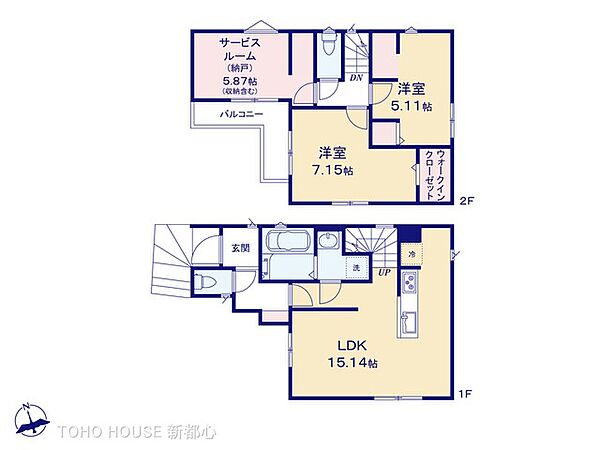 間取りを拡大表示