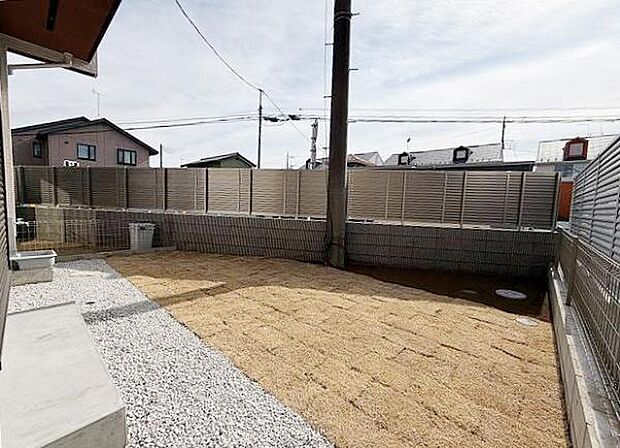 嬉しい庭付きです。