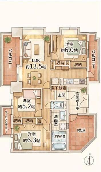 間取り：311002499290