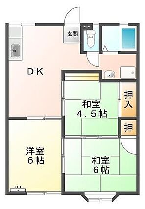 吉井ハイツC_間取り_0