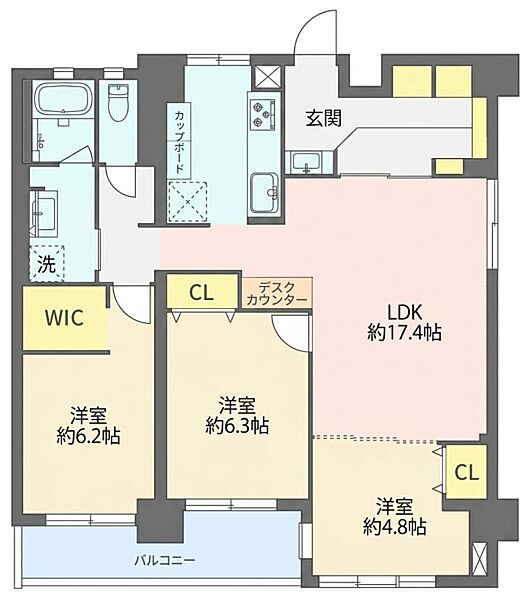 間取りを拡大表示