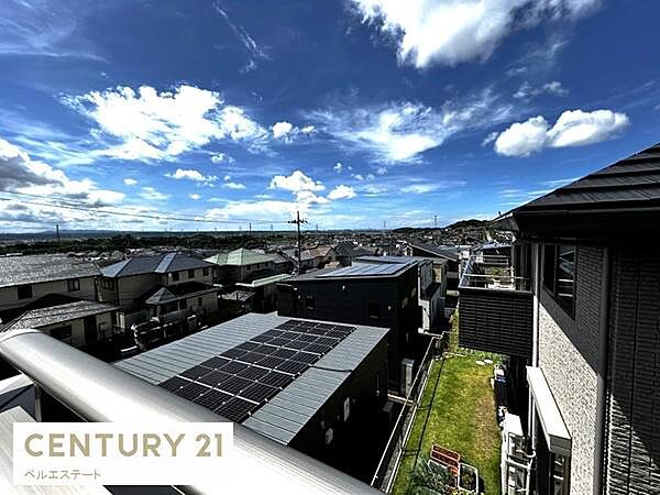 眺望写真です！遮る高い建物が無い為、風通し、日当たり良好です。