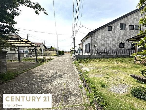 前面道路です。