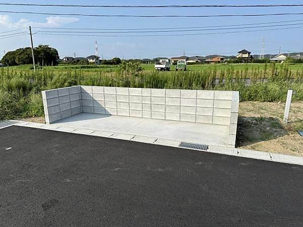 分譲地専用のゴミ捨て場です！
