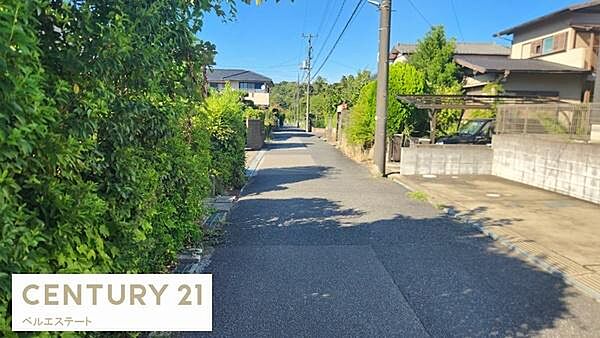 前面道路です。
