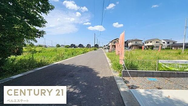 前面道路です。