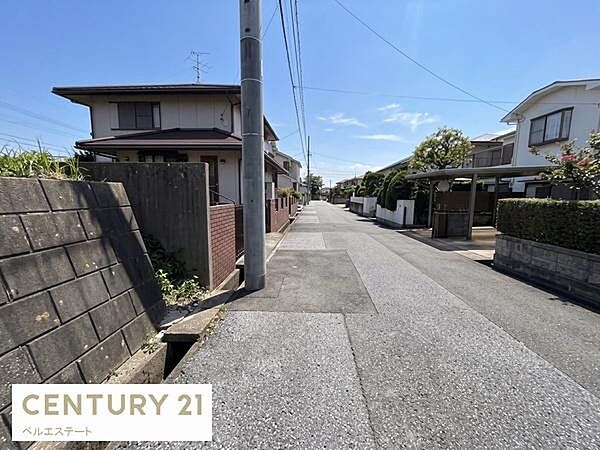 前面道路です。