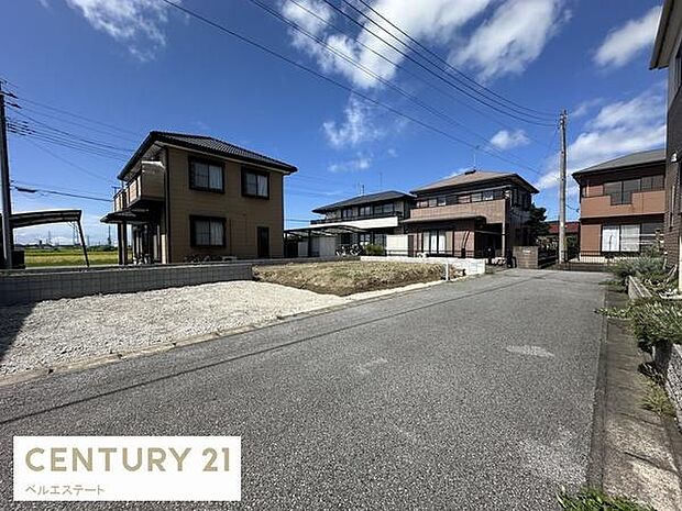 前面道路です。