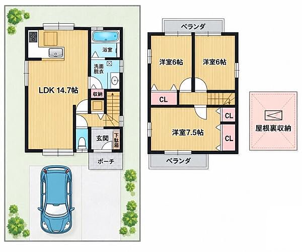 間取り：326000271594