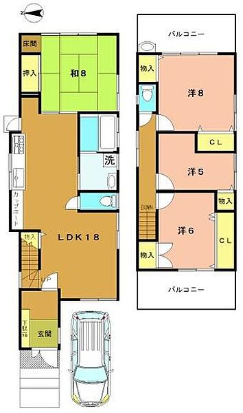 間取り：326000180397