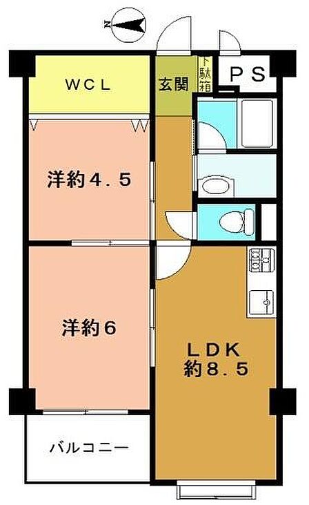 1SLDK 間取り