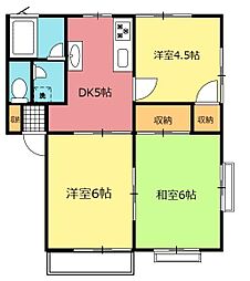 ニジェールNI 3DKの間取図画像