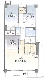 間取図画像 3LDK