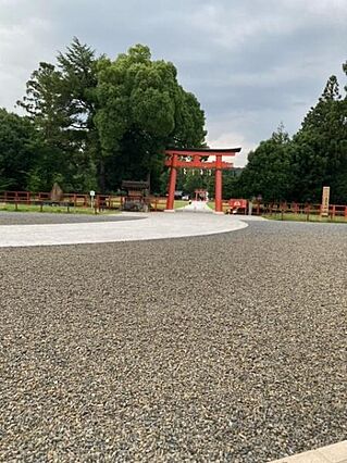 上賀茂神社まで...