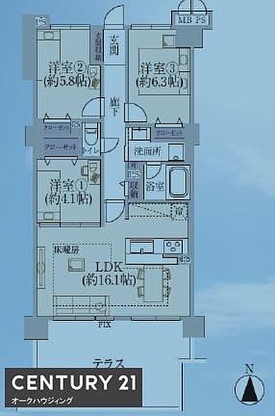 間取り：326000264825