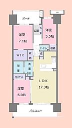 間取図画像 3LDK