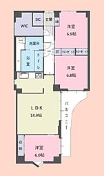 間取図画像 3LDK