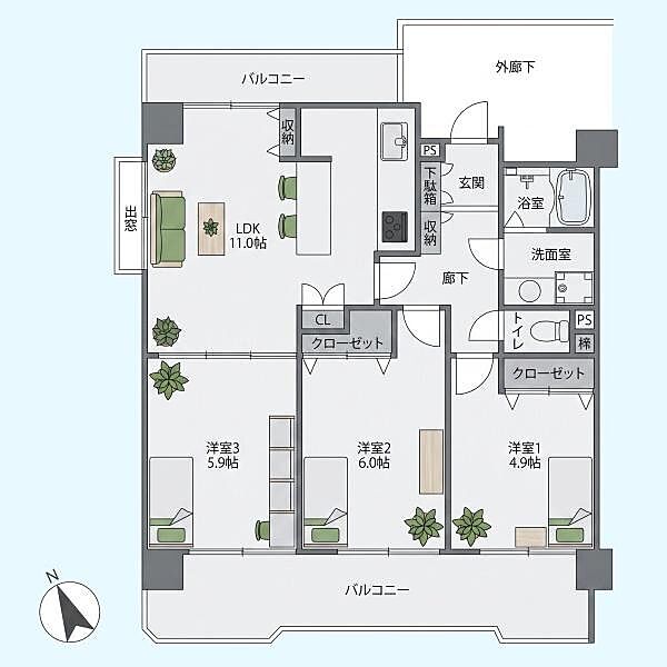 間取り：312001303935