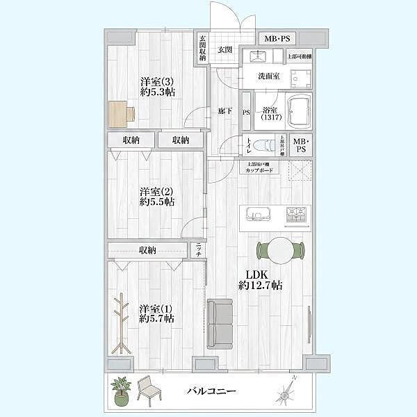 間取り：312001314763