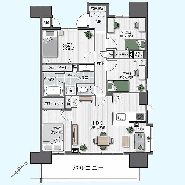 間取り：312001341047