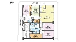 コープ野村大森 4SLDKの間取図画像