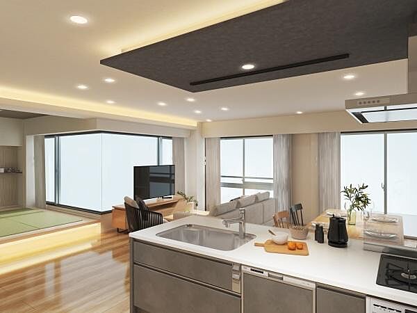 ※リフォーム後の完成予想図です。家具・家電等は価格に含まれません。