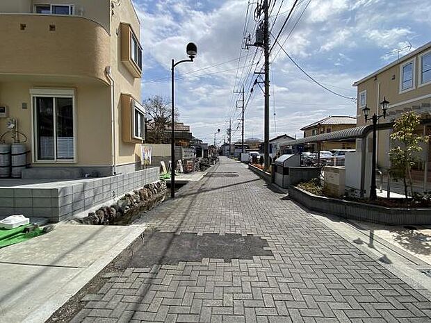 静かな住環境の現地です。