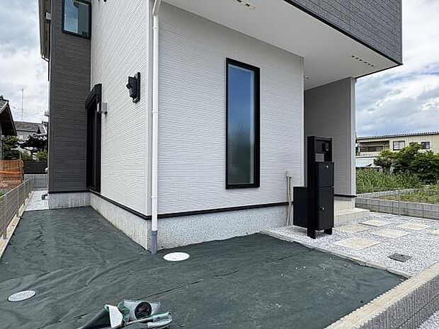 お庭スペースがあります。