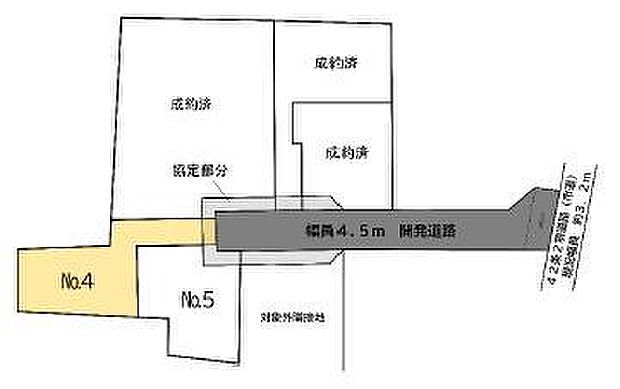 本物件区画図です。