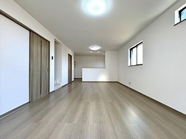 ゆとりある19.5帖のLDK。