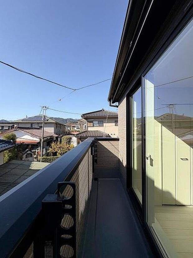 南西向きバルコニー