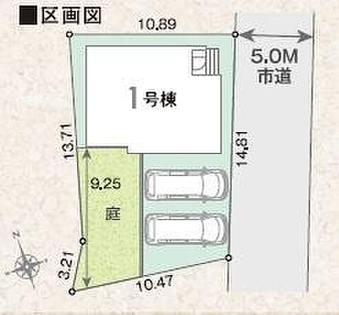 本物件区画図です。