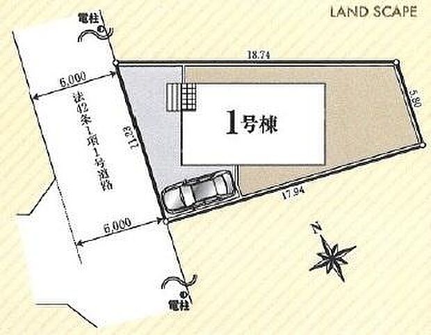 本物件区画図です。