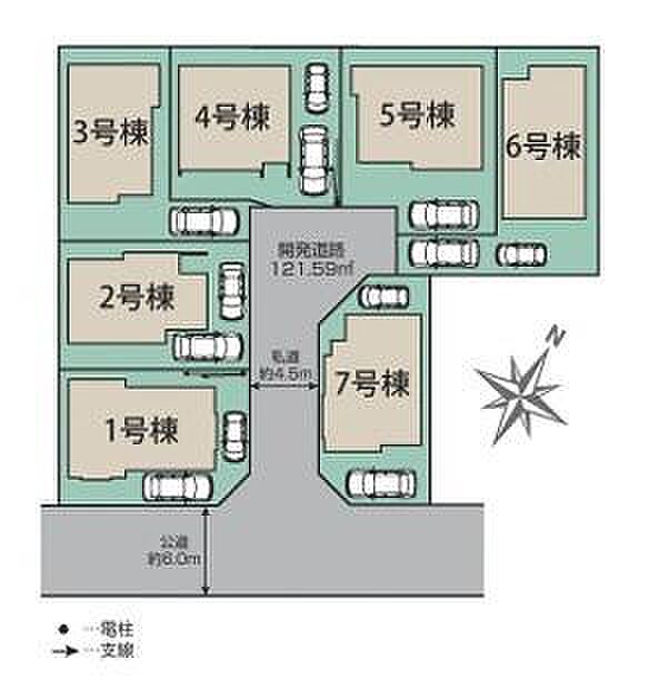 ご覧の物件は2号棟です。